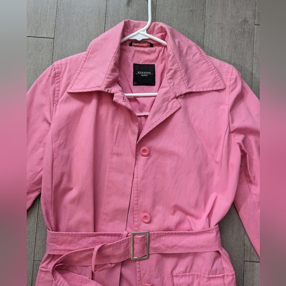 Weekend Max Mara pink trench coat jacket size 6 - Picture 3 of 14